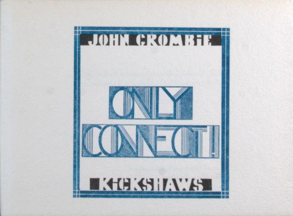Crombie, John. - Only connect!