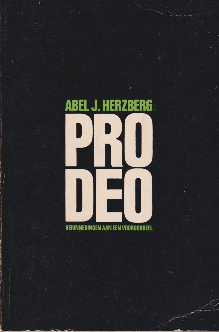 Herzberg, Abel Jacob - Pro deo. Herinneringen aan een vooroordeel
