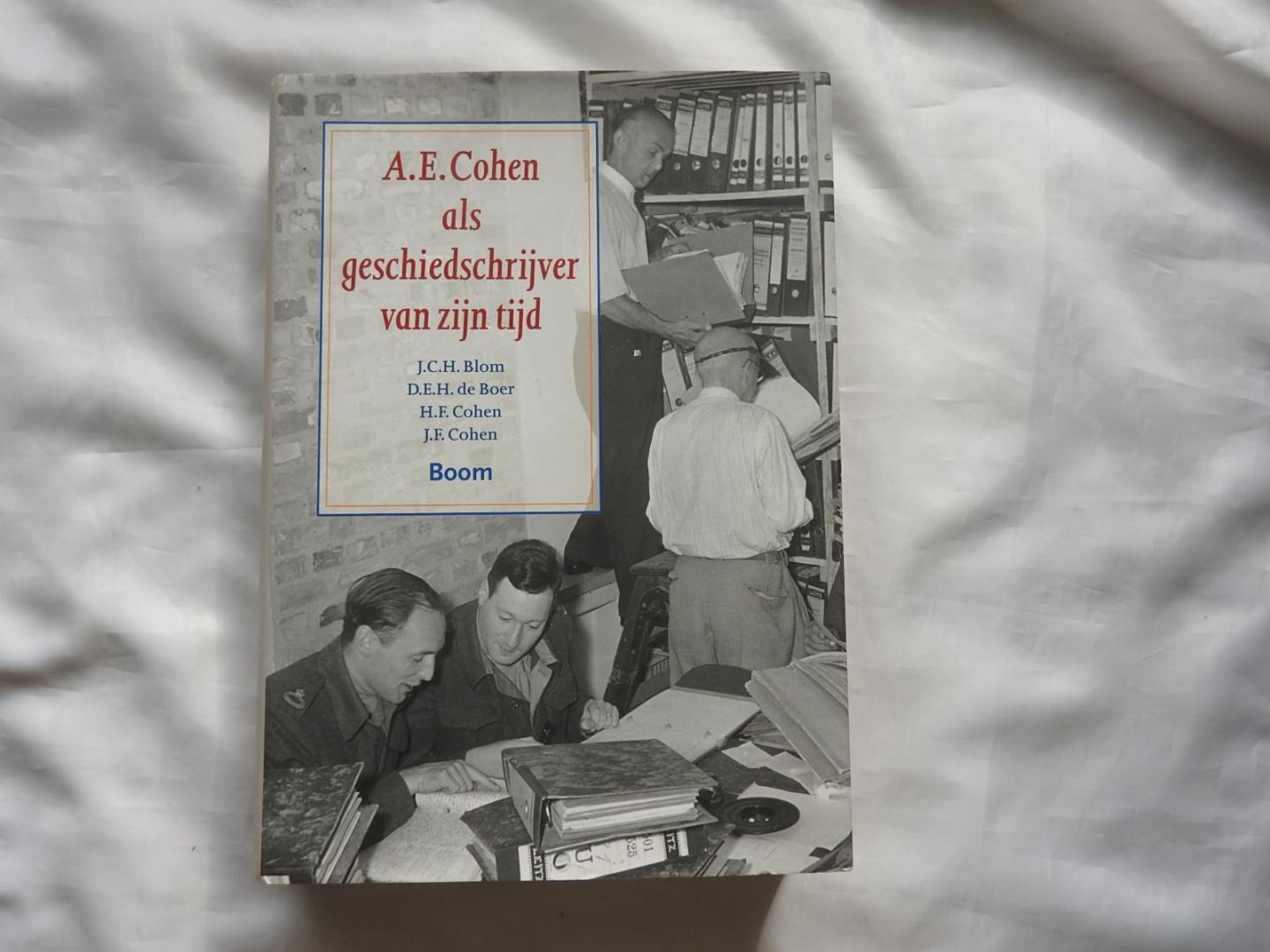 Blom, J.H.C. - Boer, D. de - Cohen, H.F. - A.E. Cohen als geschiedschrijver van zijn tijd