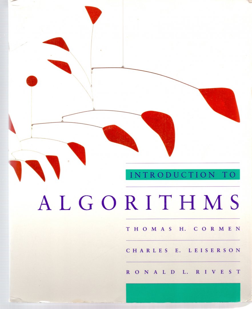 Cormen, Leiserson, Rivest (ds2002) - Introduction to Algorithms