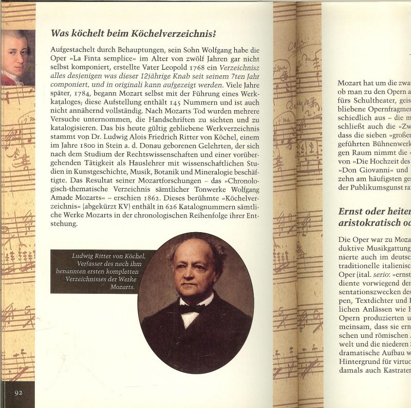 Fingernagel Wolfgang und Hannes Scheutz - Mozart - Leben und Werk - Inklusive CD