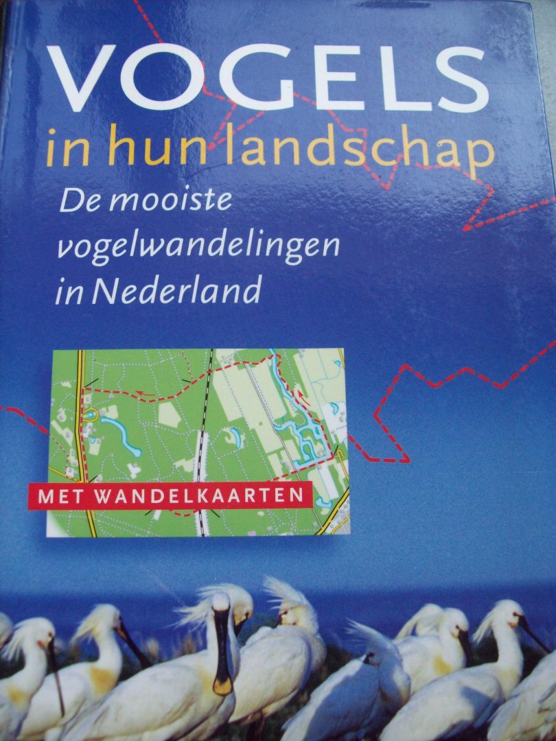 Monica Wesseling , G.J. Roebers & Frans Buissink - "Vogels in hun landschap"  Vogelwandelingen in Nederland (met routeomschrijvingen)