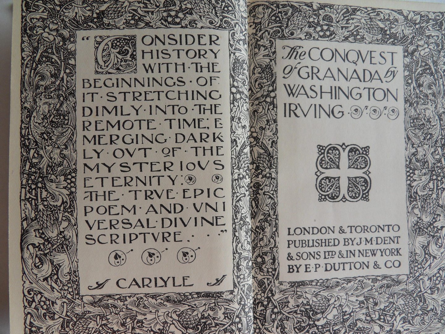 Irving, Washington. - The Conquest of Granada.