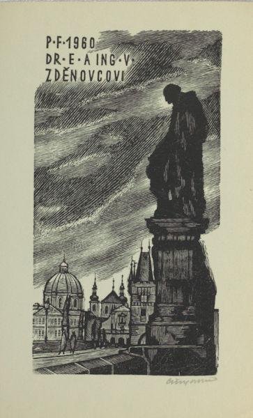 Cinybulk, V. - P.F. 1960 Dr.E.A, Ing. V. Zdenovcovi.