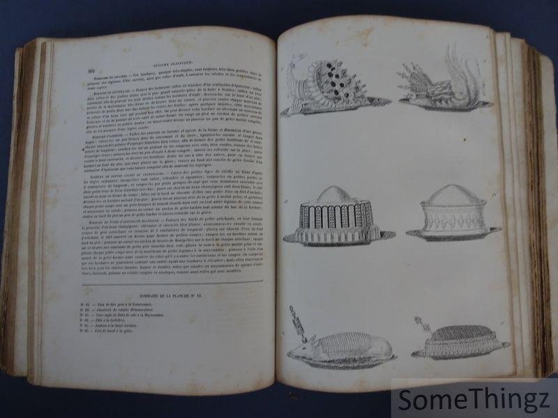 Dubois, Urbain et Bernard, Emile. - La cuisine classique. Etudes pratiques, raisonnees et demonstrative de L'Ecole Française appliquee au Service a la Russe. Ouvrage illustre d'un frontispice allegorique et de 215 dessins inedits, embrassant dans son cadre toutes les prescriptio...