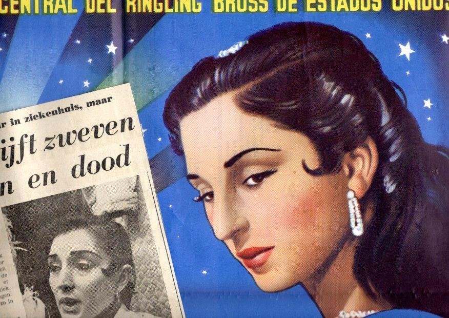 CIRCO AMERICANO de ESPANA - Circo Americano Programma + Miss Mara Poster + 9 reviews [Amsterdam - RAI - 1961/1962].