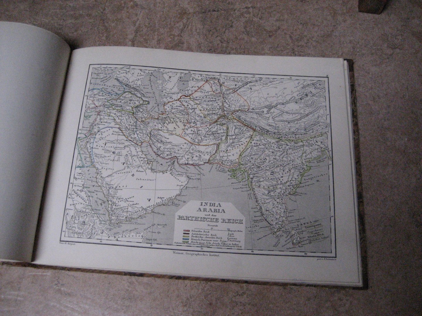 Kiepert, H. - Historisch-geographischer Atlas der alten Welt zum Schulgebrauch bearbeitet und mit erläuternden Bemerkungen begleitet