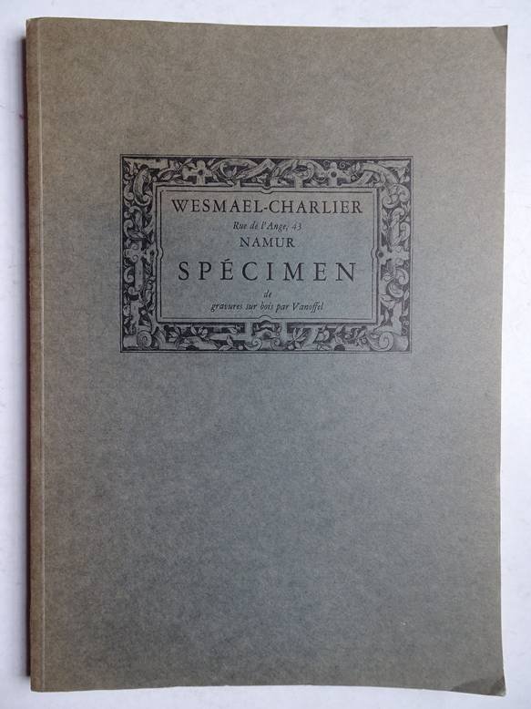 -. - Spécimen de gravures sur bois par Vanoffel.