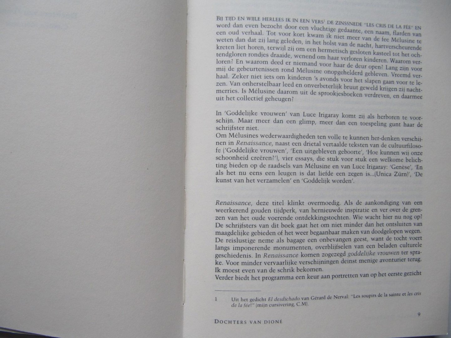 drie teksten van Luce Irigaray vertaald en becommentarieerd door Agnes Vincent e.a. - Renaissance / druk 1