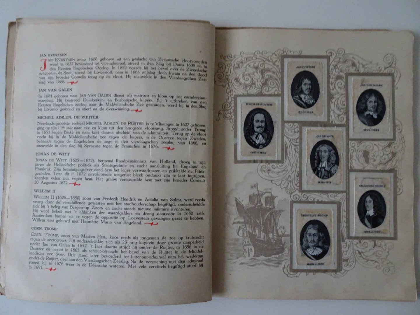 Effendi Frères;  (Uitgever van het album.). - Neerland's Groote Mannen.