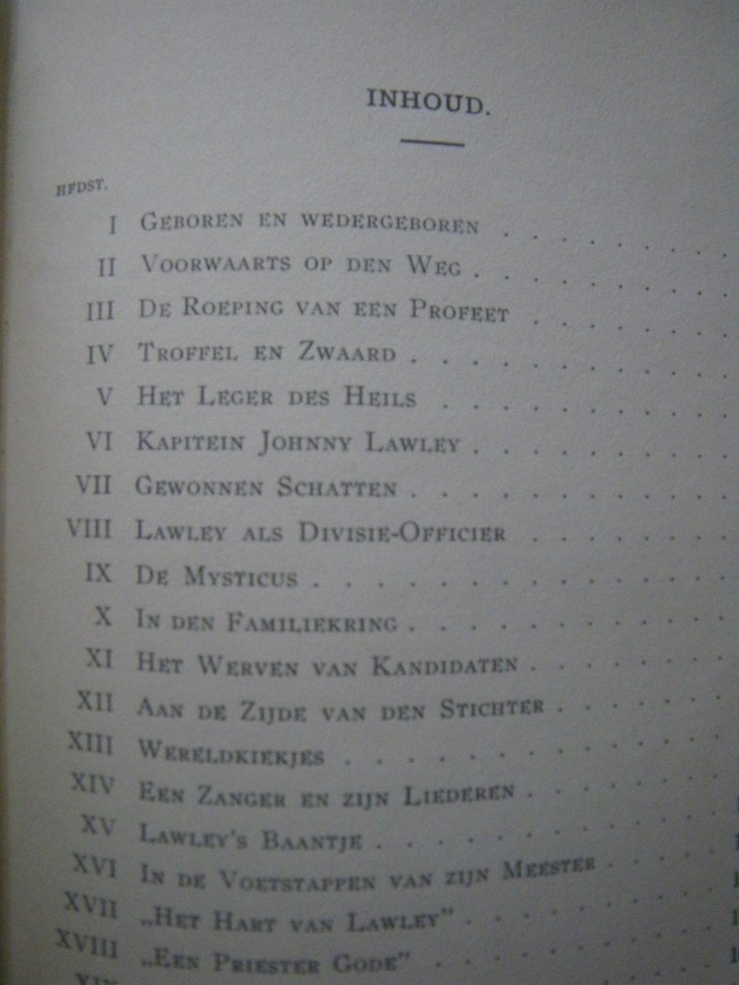 Carpenter, mevr. Kolonel , "Een levend Halleluja" (Generaal Bramwell Booth) - Commissioner John Lawley