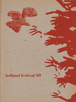 SANDBERG, Willem - Holland Festival '69. Herbert von Karajan. (Omslagontwerp Sandberg).