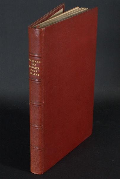 Ronsard, Pierre de. - Les sonnets pour Helene.