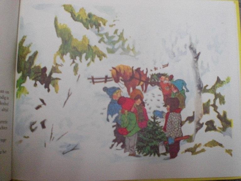Lindgren, Astrid met tekeningen van Ilon Wikland in kleur. - Winter in Bolderburen / druk 1 1980