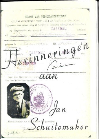 L. Schuitemaker - herinneringen aan Jan Schuitemaker (1899-1948)