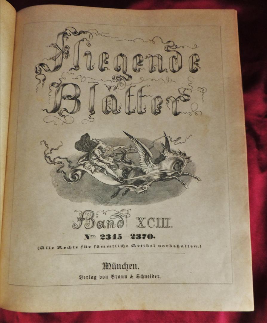 Diverse auteurs - Fliegende Blätter - band 93 - 2345 -2370