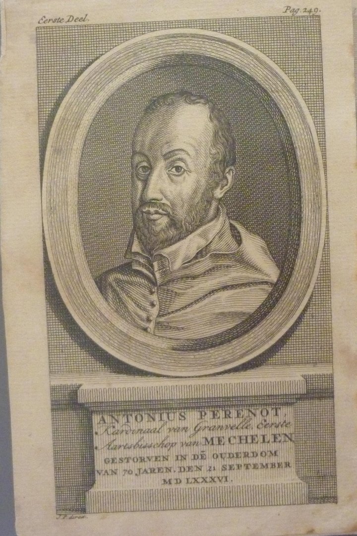 Punt, Jan - Originele kopergravure Antonius Perenot