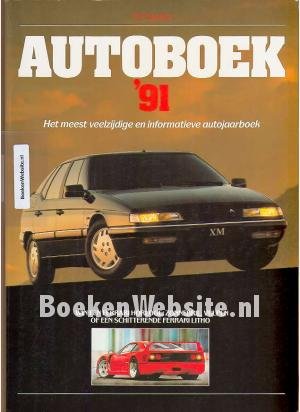 Sluymer, Ted - Autoboek  `91 Het meest veelzijdige en informative autojaarboek
