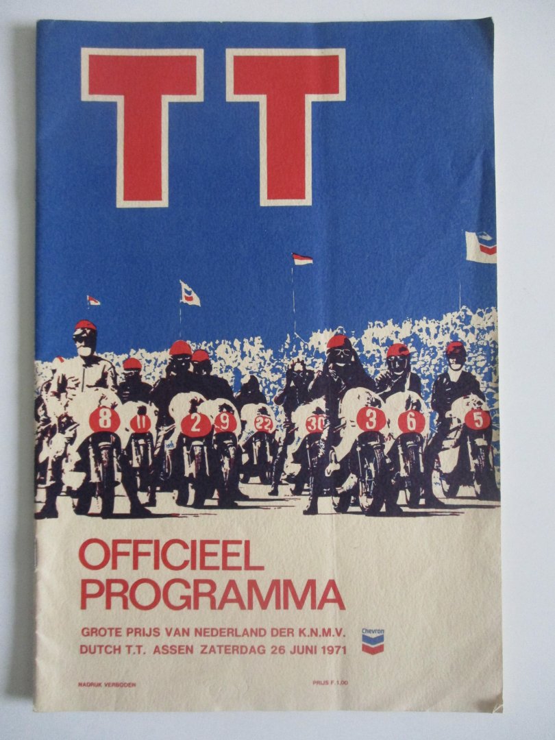  - Officieel Programma Dutch TT assen 26 juni 1971