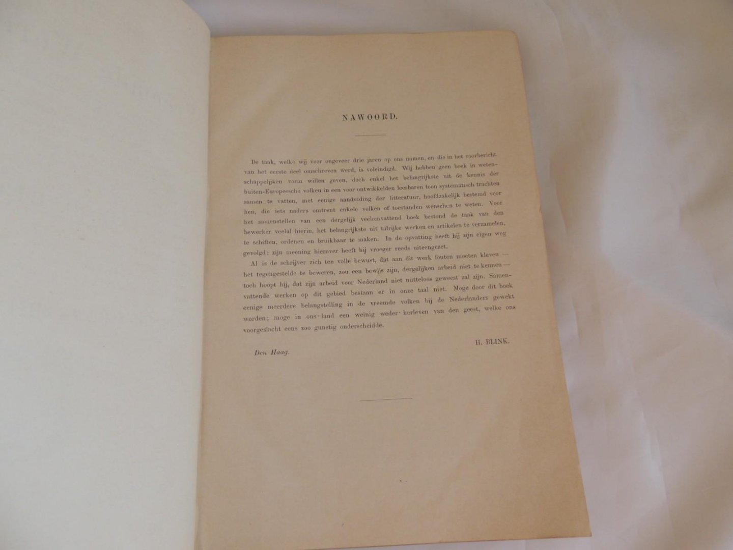 Blink, H - De Bewoners der Vreemde Werelddeelen. Afrika-Azië-Amerika-Australië; in hun leven, zeden en gewoonten, naar hun staatkundige, economische en sociale ontwikkeling en tevens in hun verhouding tot Europesche volken beschreven