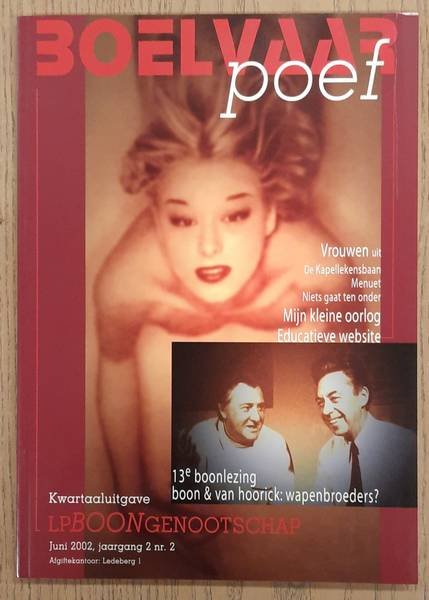BOON, LOUIS PAUL - L.P. BOONGENOOTSCHAP. - Boelvaar Poef. Jaargang 2 nr. 2.