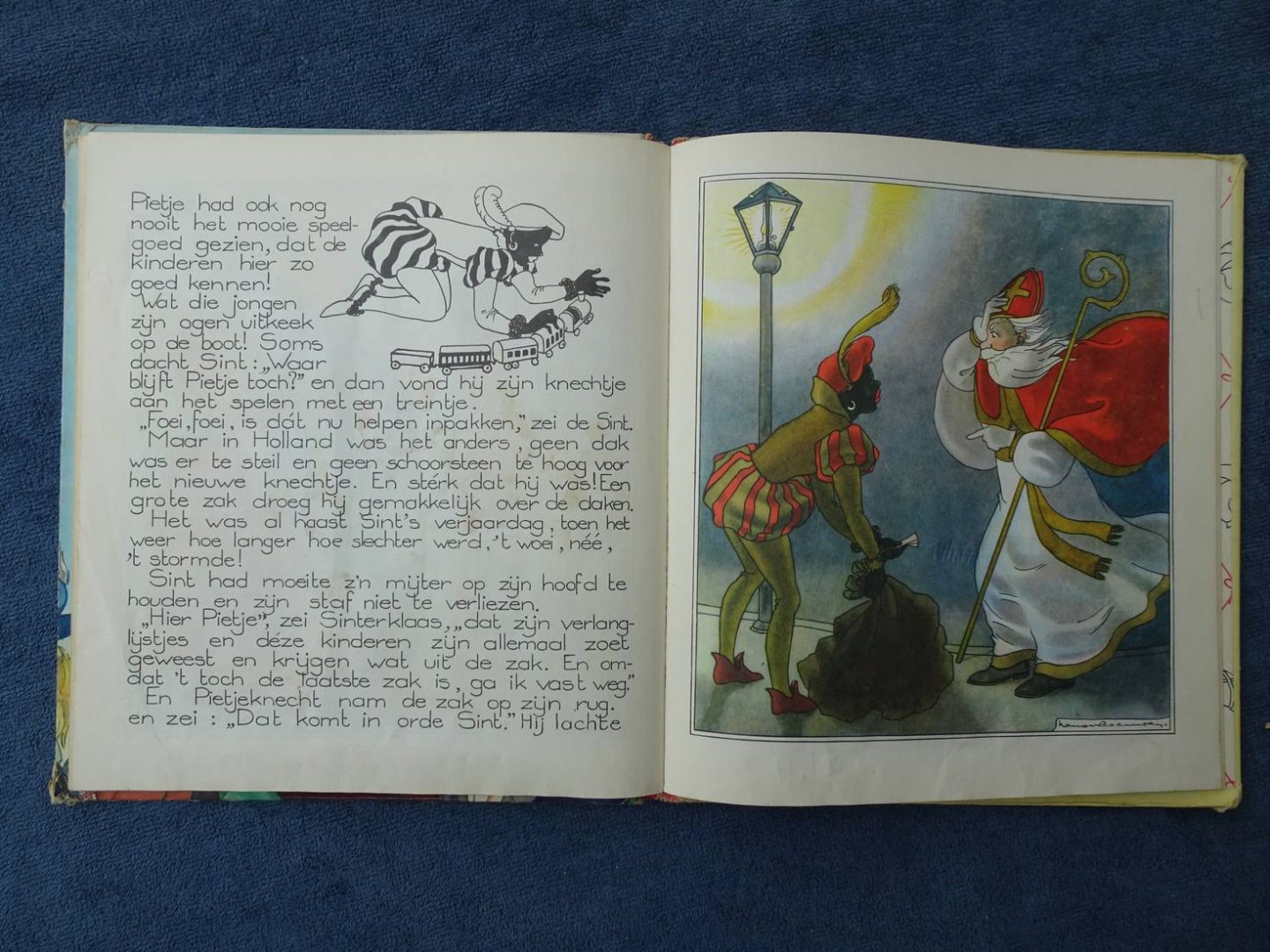 Leeuwen, Nans van. - Sinterklaas. Versjes en verhalen samengesteld en getekend door Nans van Leeuwen.
