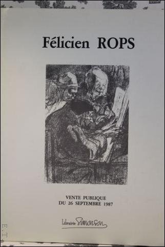 Librairie Simonson - Felicien Rops. Vente Publique du 26 septembre 1987