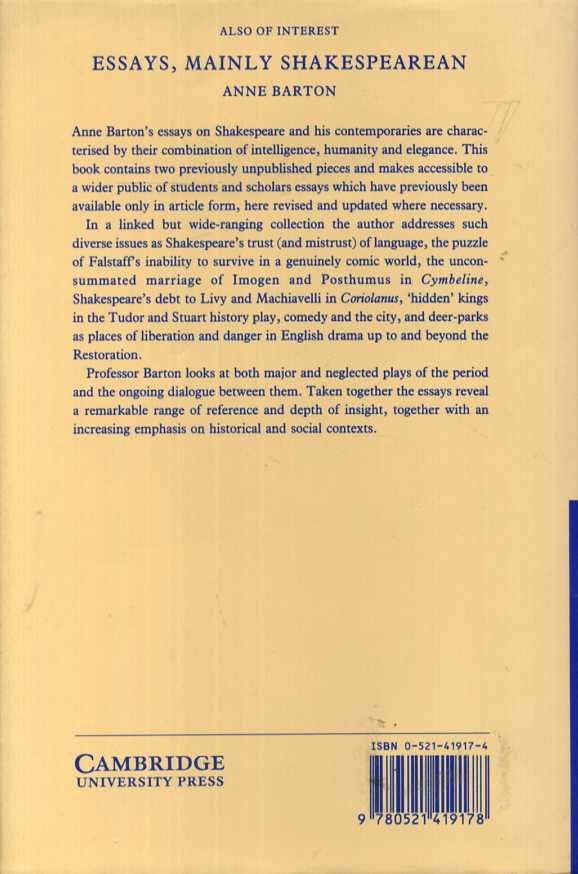 Cordner, Michael, Peter Holland and John Kerrigan - English Comedy.