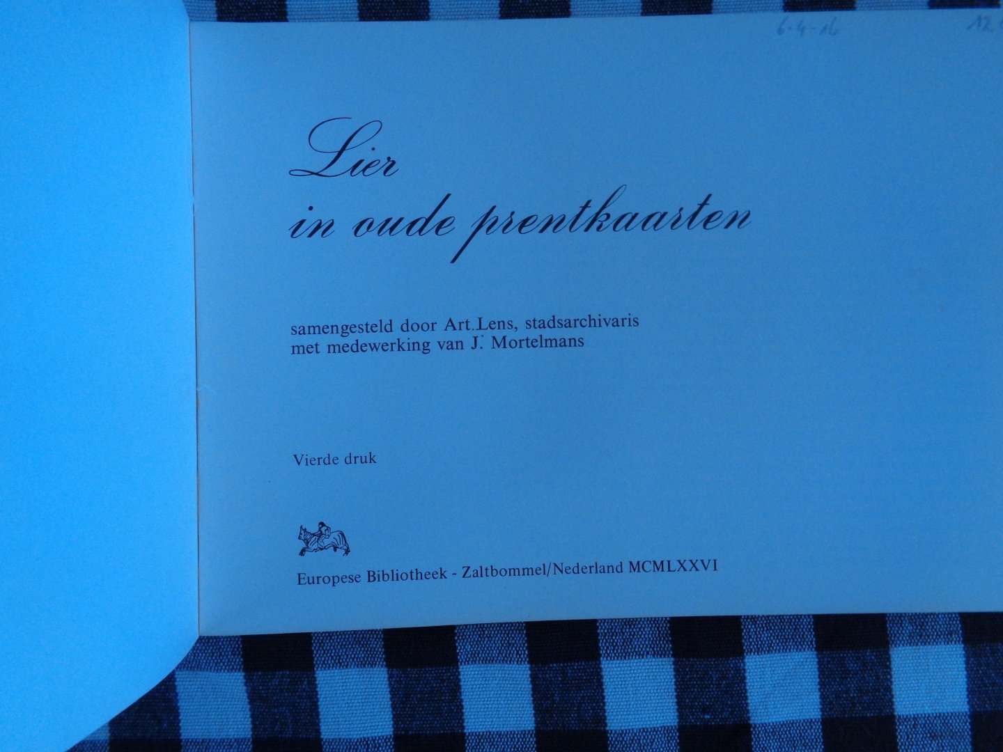 j mortelmans- art lens - lier in oude prentkaarten