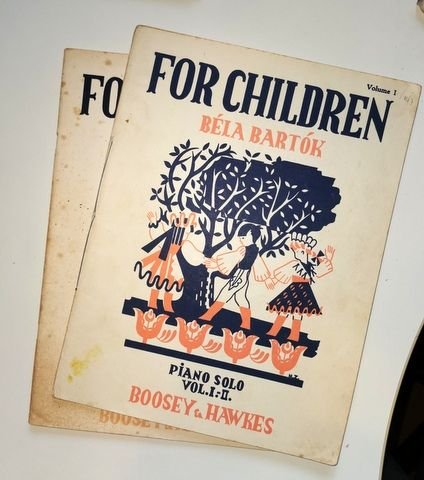 Bartók, Béla: - For children. Vol I - II
