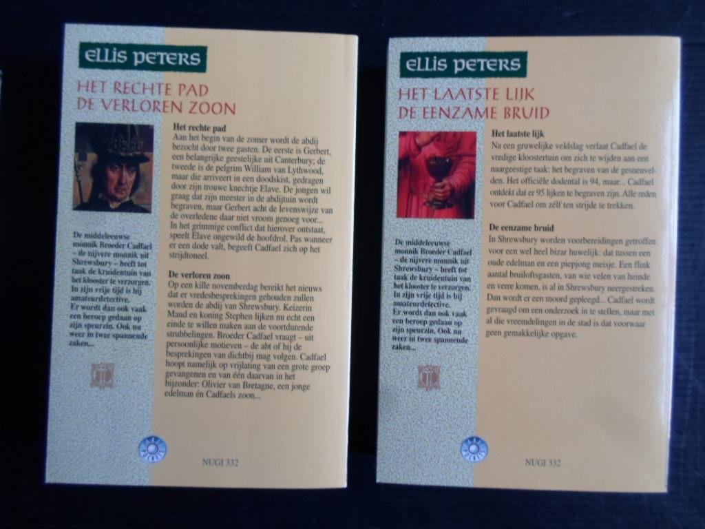 Peters, Ellis - Twee middeleeuwse detectives Cadfael in cassette, Het rechte pad, De verloren zoon & Het laatste lijk, De eenzame bruid
