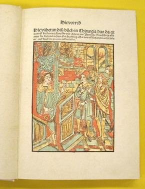 BRUNSCHWIG, HIERONYMUS. - Buch der Cirurgia.  PLUS: Introduction [ softcover, in English, 48 pages ].