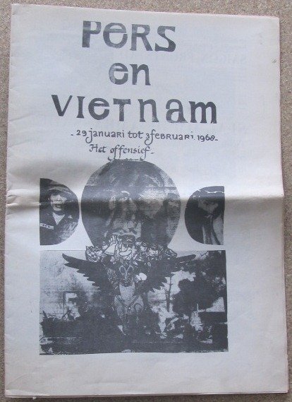 Werkgroep Krant Kritische Universiteit - - Pers en Vietnam - 29 januari tot 3 februari 1968 - Het offensief. [knipselkrant].