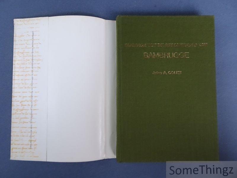 Colen, Jules A. - Bijdrage tot de geschiedenis van Bambrugge