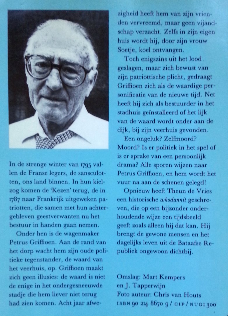 Vries, Theun de - Rivierlandschap in de winter