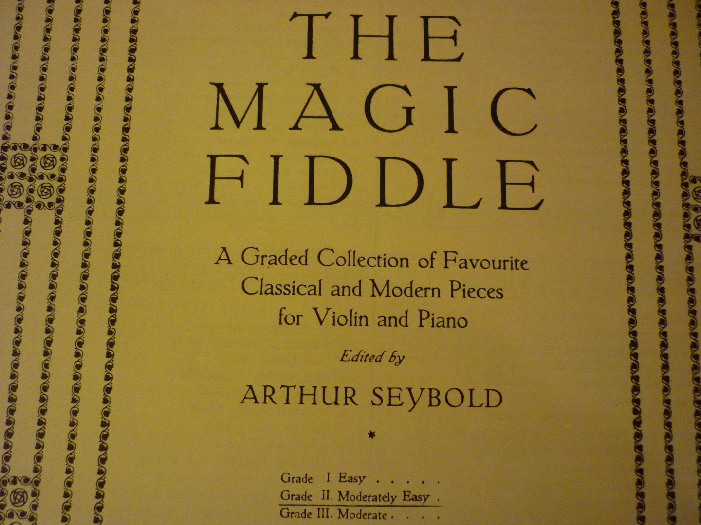 Seybold; Arthur; The magic Fiddle - The magic Fiddle; voor viool en piano; Die Wundergeige