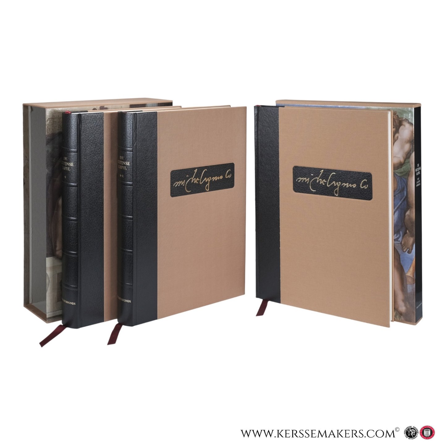 Hartt, Fredrick / Mancinelli, Fabrizio / Colalucci, Gianluigi / Vecchi, Pierluigi de [eds.]. - De Sixtijnse Kapel / Het Laatste Oordeel. Limited edition set [3 volumes].