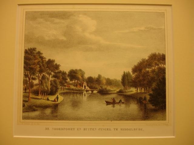 Middelburg. - De Noordpoort en Buiten Cingel te Middelburg.