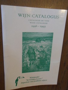 Wijnhandel De Gouden Leeuw - Wijncatalogus 1996-1997 Wijnhandel De Gouden Leeuw