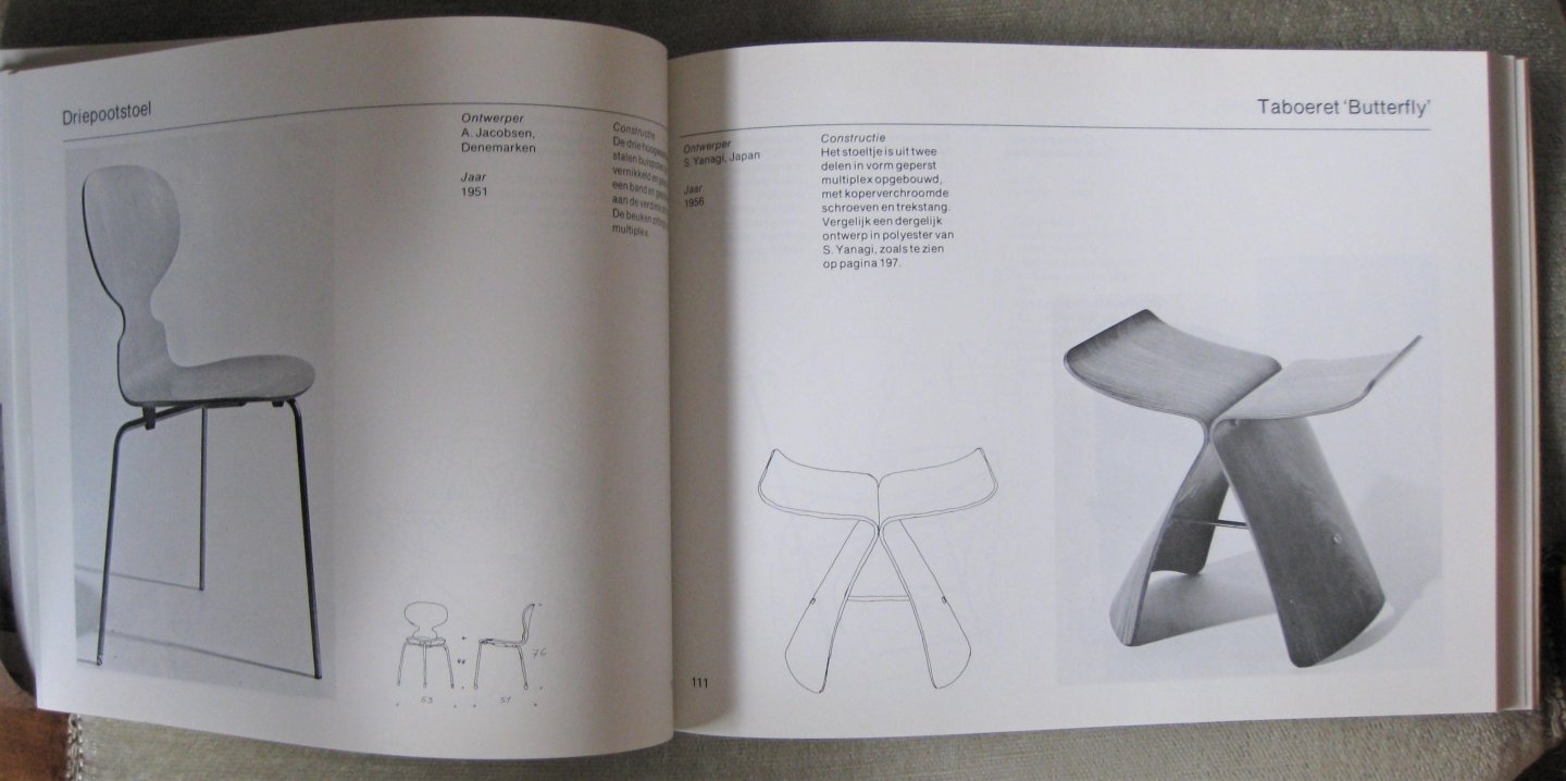 Le Corbusier, Rietveld, Berlage, Aalto,  Mazzia, Kramer, Jelles, Christiaanse, Eames, Bokhove e.a. - Stoelen