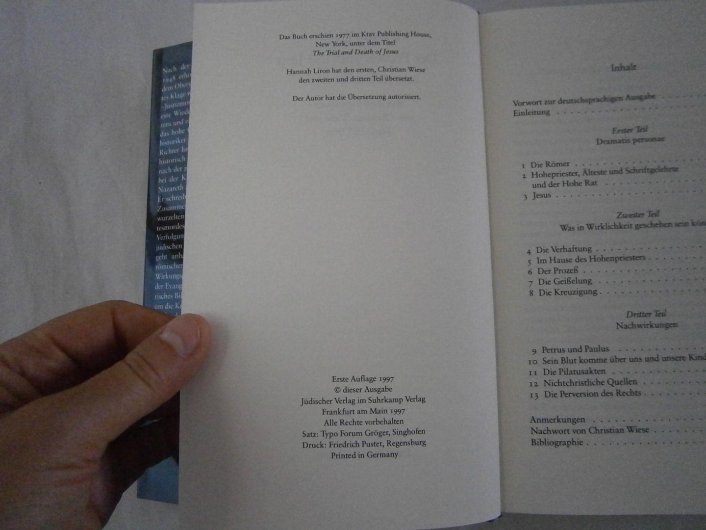 Cohn, Chaim - Der Prozeß und Tod Jesu aus jüdischer Sicht