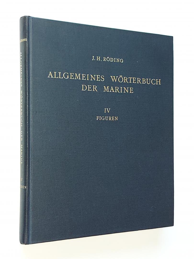 Roding, Johann Hinrich - Allgemeines Wörterbuch der Marine IV : Figuren