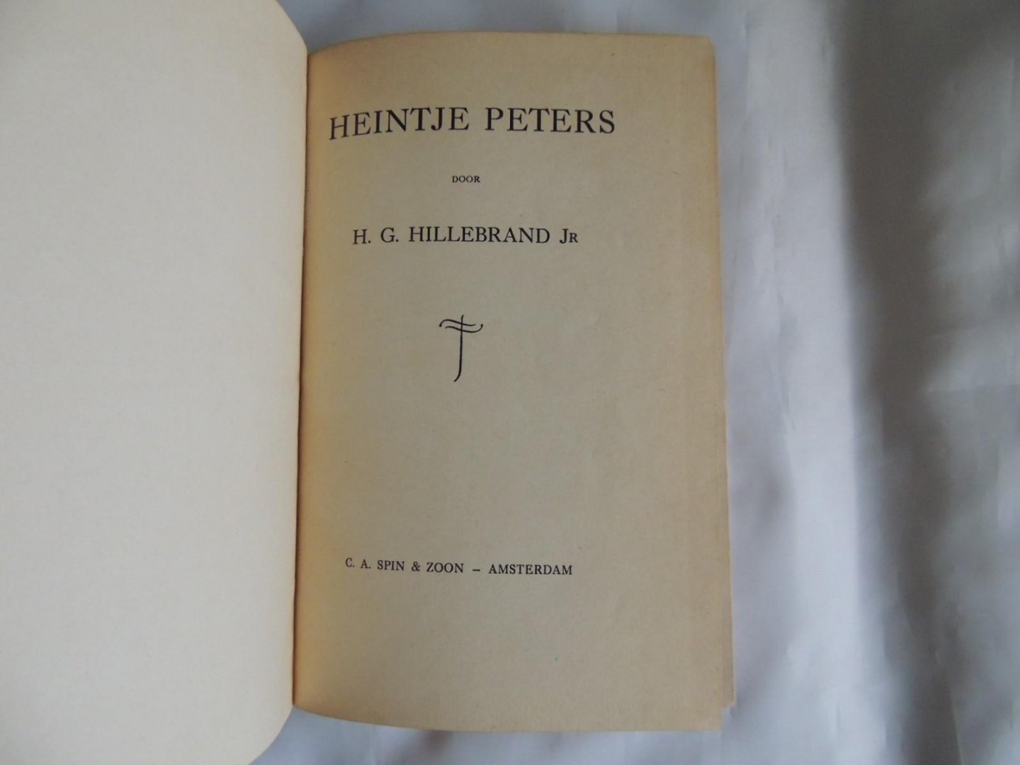 Hillebrand Jr, H.G. - Heintje Peters