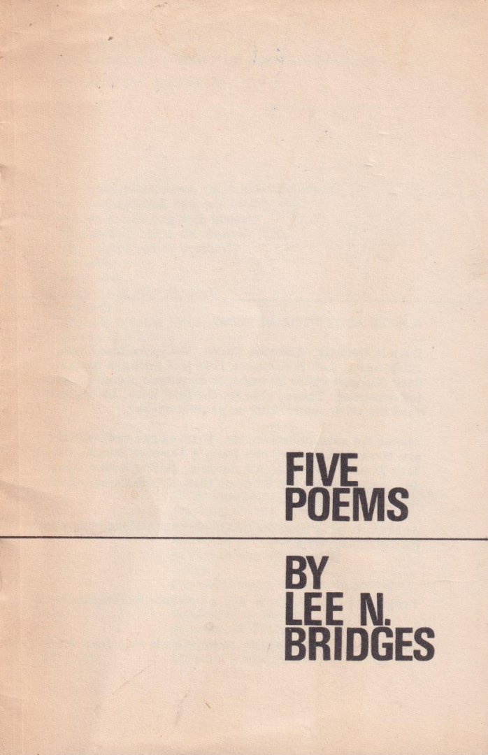 Bridges, Lee N. - Five Poems