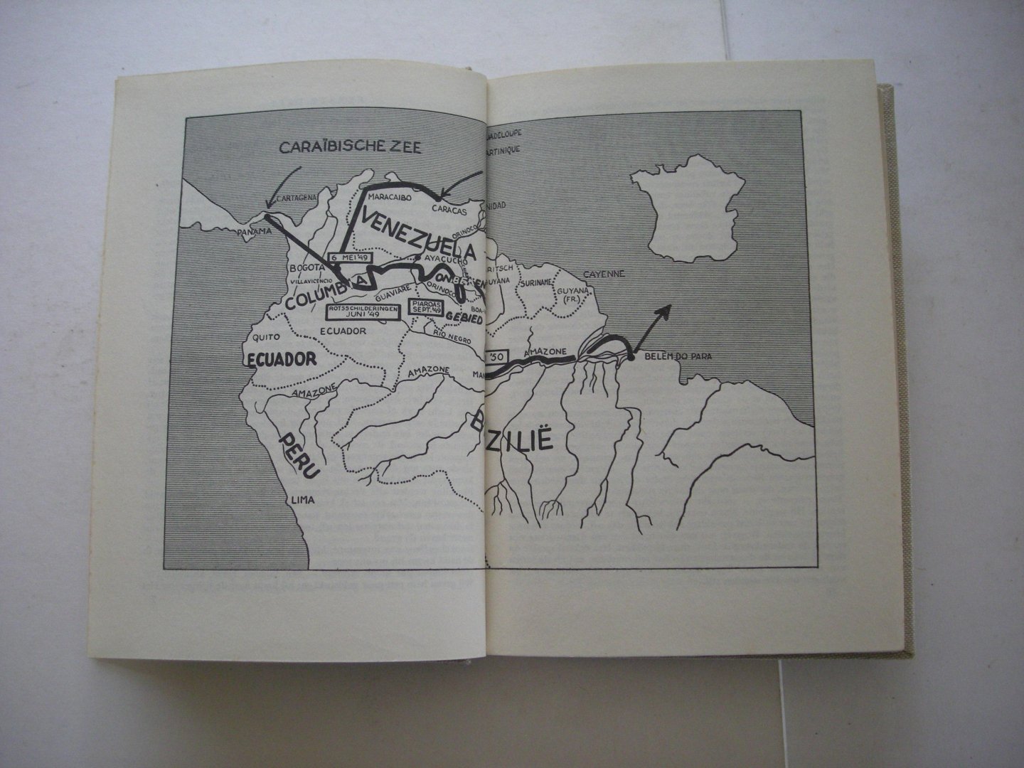 Gheerbrant, Alain / Kouwenaar, G. vert.uit het Frans - Wereld zonder blanken. De expeditie naar de onbekende gebieden van Orinoco en Amazone 1948-1950