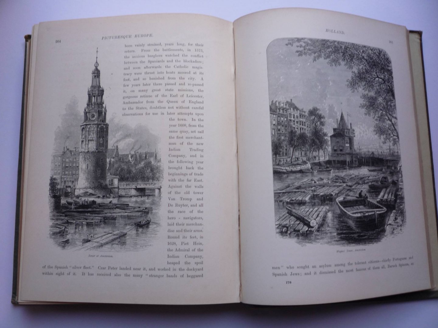 Bonney, T G. e.o. - Picturesque Europe. With Illustrations on Steel and Wood by the most eminent Artists (4 Vols. of 5)