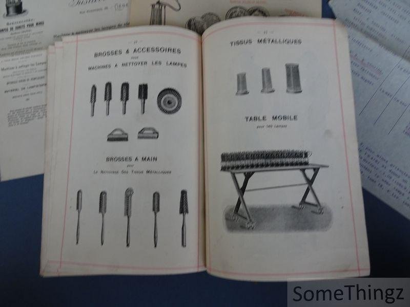 Gustave Pire. - Lampes de Sûreté pour mines et autre usages. Système Seippel. Materiel de lampisteries.