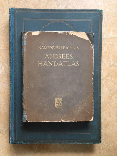 Ambrosius, Dr. Ernst - Andrees Handatlas - Sechste Auflage + Namenverzeichnis Zu ...