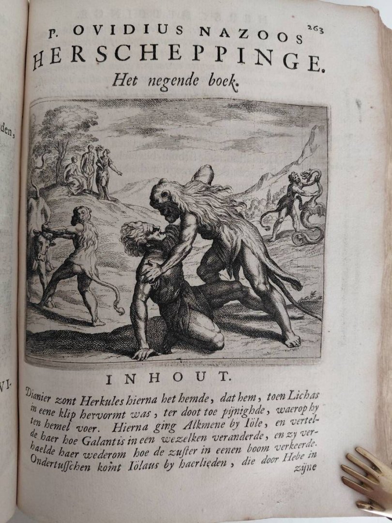 Publius Ovidius Nazoos. - Herscheppinge. Vertaelt door J. v. Vondel.