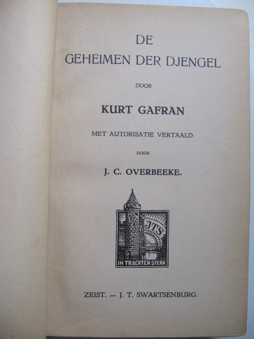 Kurt Gafran - De Geheimen der Djengel